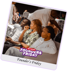 Founders Friday event crowd